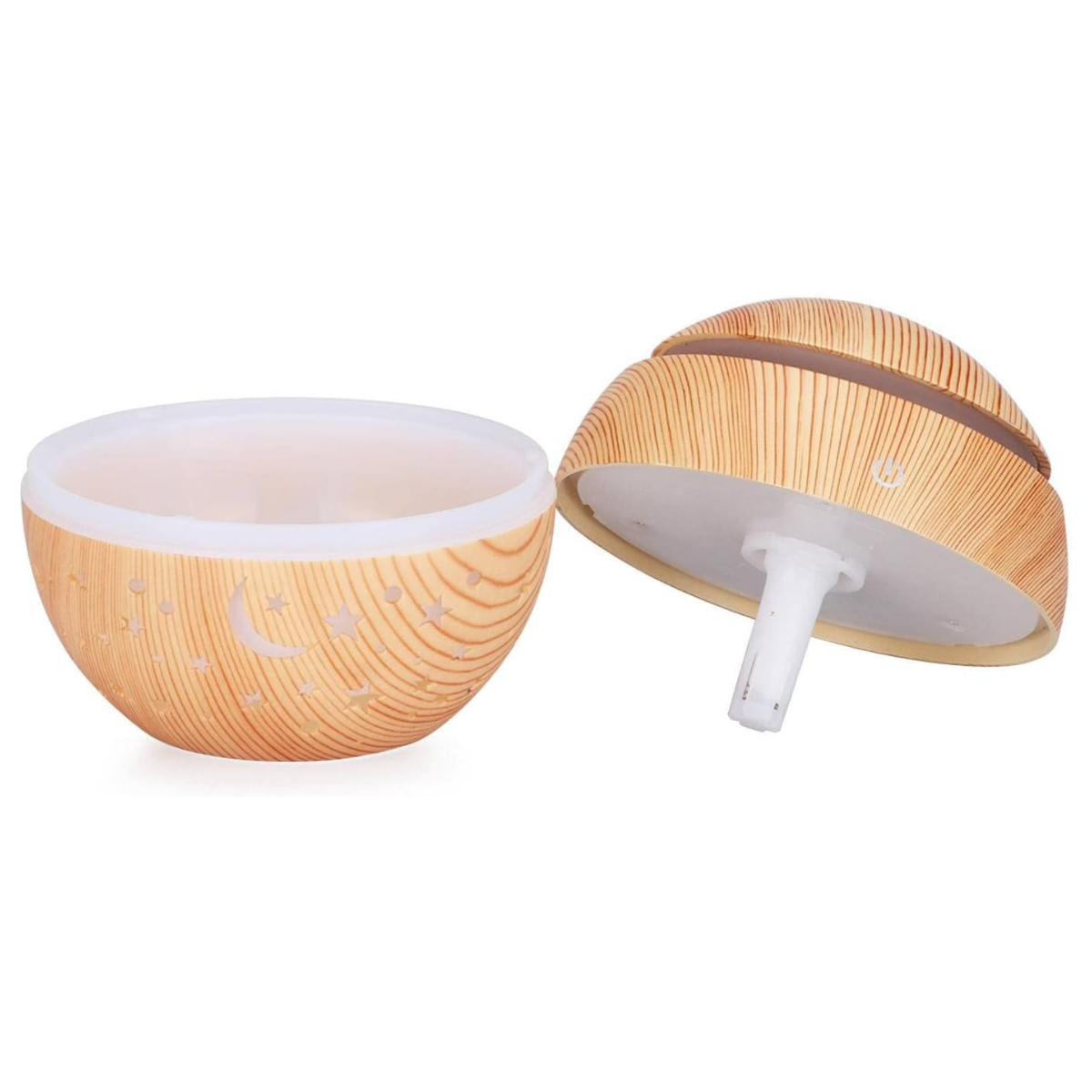 LÁMPARA HUMIDIFICADORA DE MADERA.