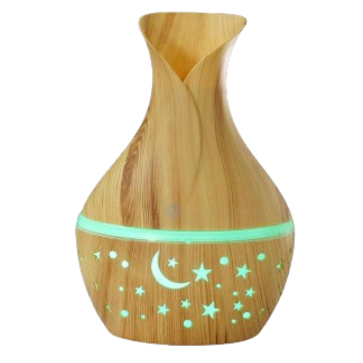 LÁMPARA HUMIDIFICADORA DE MADERA.