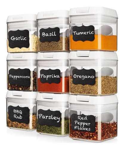 SET DE 9 CONTENEDORES HERMÉTICOS.