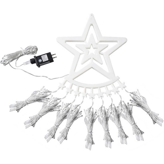 GUIRNALDA DE ÁRBOL NAVIDEÑO CON LUCES LED.