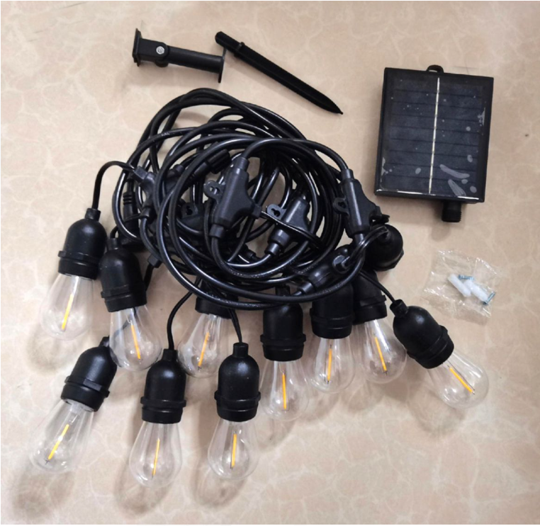 GUIRNALDA SOLAR DE 5 METROS 10 LUCES.