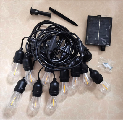 GUIRNALDA SOLAR DE 5 METROS 10 LUCES.