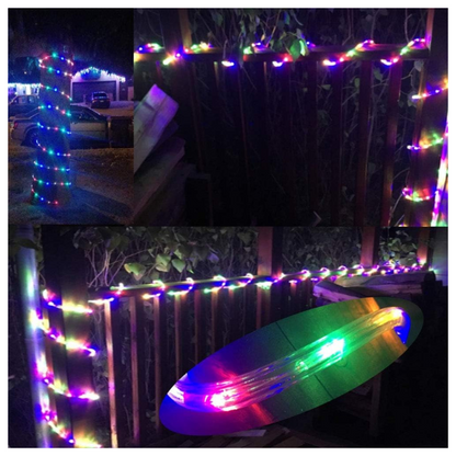 MANGUERA DE LUCES SOLAR LED 10 METROS.