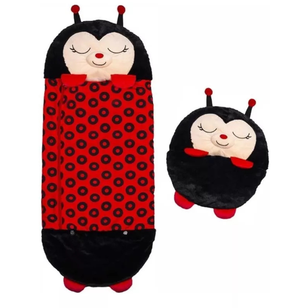 SACO DE DORMIR 2 EN 1 CON DISEÑO DE CATARINA.