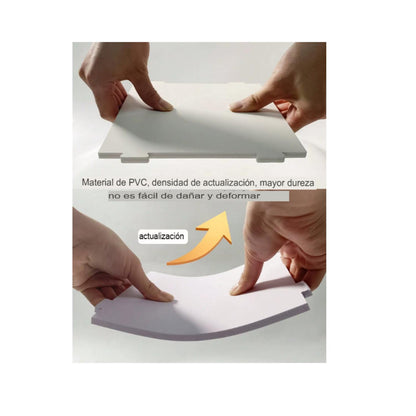 ESTANTE ESQUINERO FLOTANTE 5 NIVELES