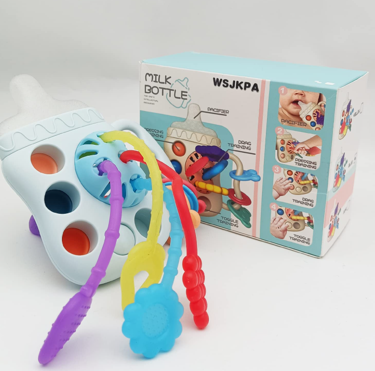 SONAJERO Y MORDEDOR PARA BEBES DESDE LOS 18 MESES.