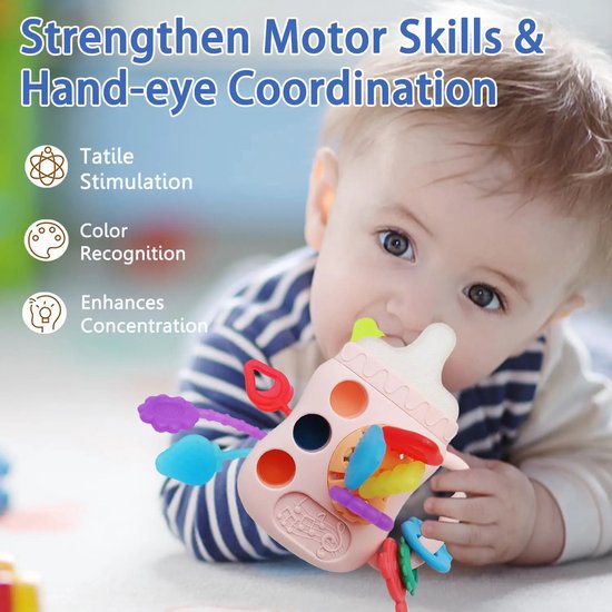 SONAJERO Y MORDEDOR PARA BEBES DESDE LOS 18 MESES.