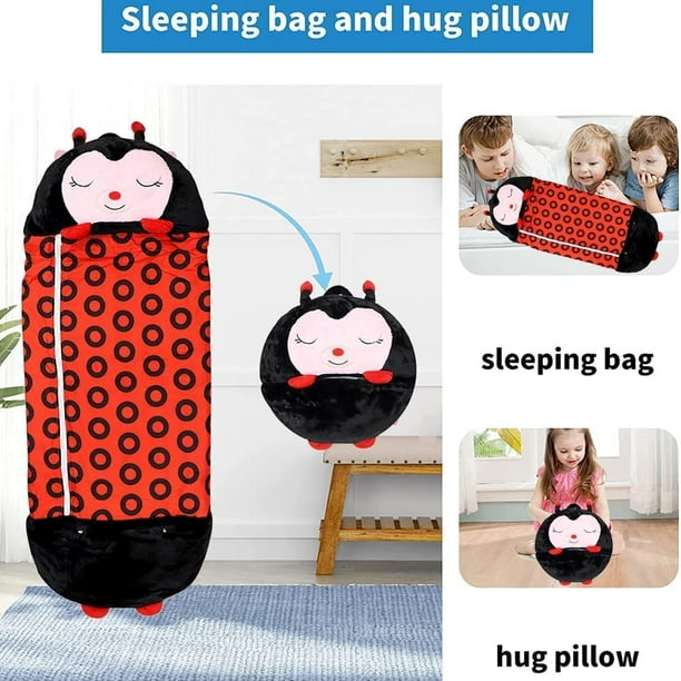 SACO DE DORMIR 2 EN 1 CON DISEÑO DE CATARINA.